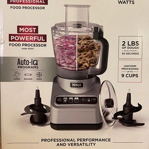 New- Ninja Professional Food Processor Auto IQ